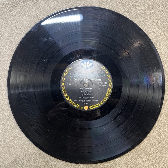 The Longines Symphonette Society Christmas‎ Eve Favorites Vinyl Record LP - Picture 4 of 6